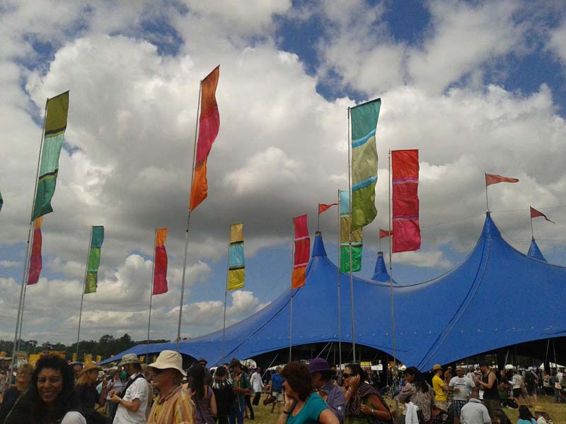 womad festival flags 2012