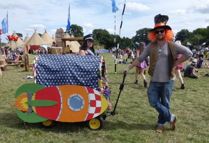 Space Rocket Festival Trolley