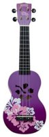 Mahala ukulele for beginners - purple hawaii design