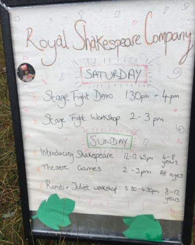 Royal Shakespeare Comapny workshops
