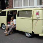 Wedding day campervan