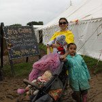 Mum with work cut out