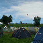 family camping beautiful days festival 2012