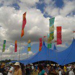 womad festival flags 2012
