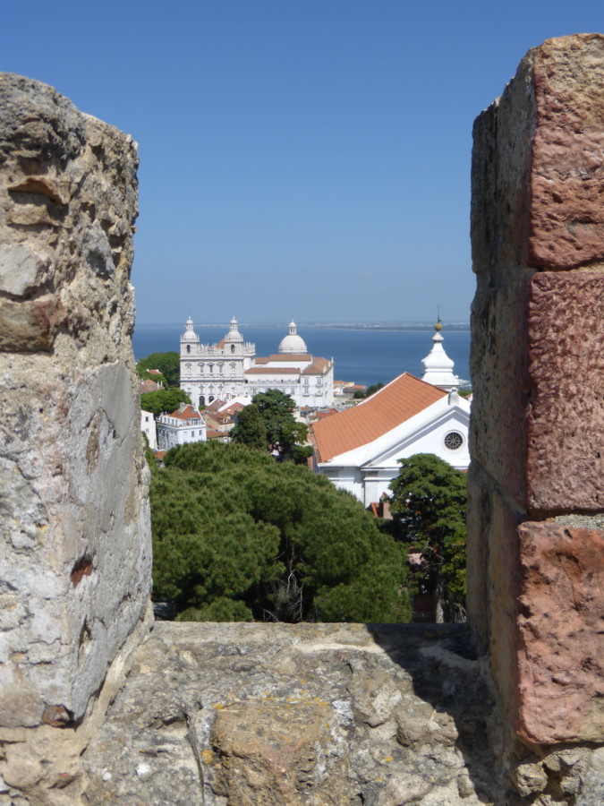 Lisbon view from the castle