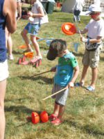 boy learning diablo at Cornbury