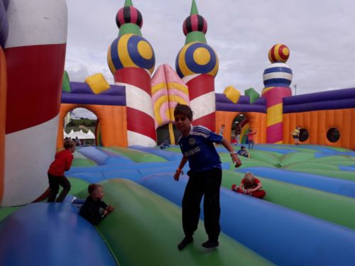 Bouncing at CarFest