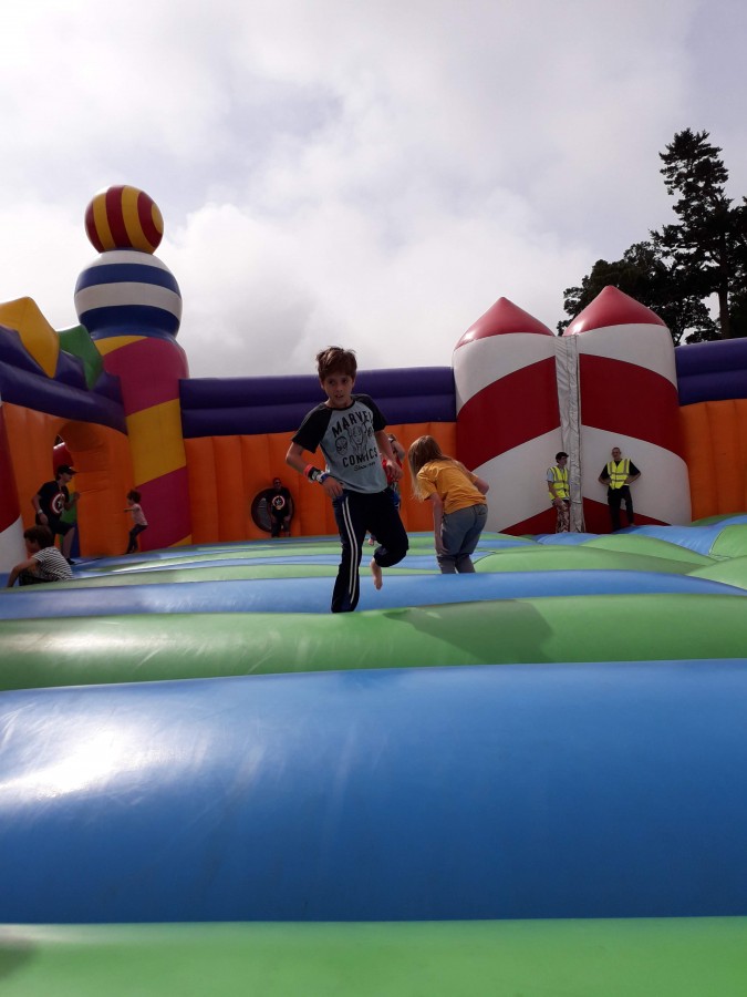 Bouncy Castle at Camp Bestival