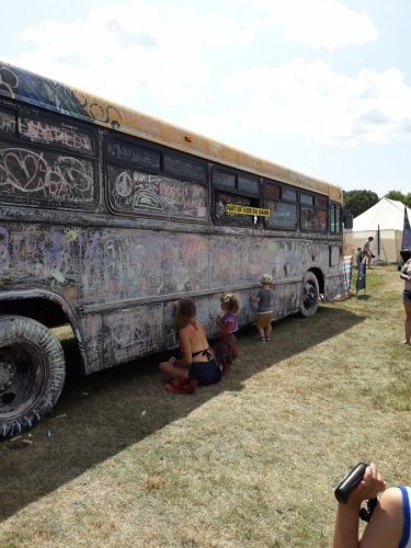Chalky Bus at Camp Bestival
