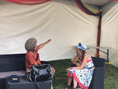 Don Letts Back Stage at Great Wonderfest